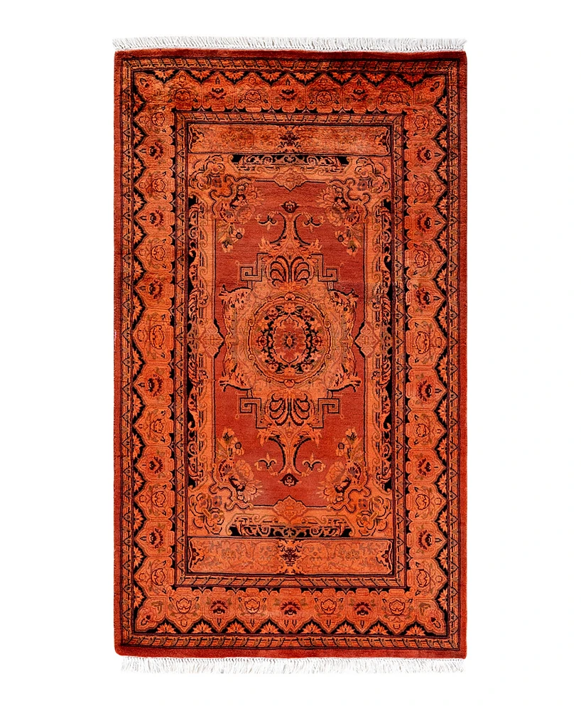 Adorn Hand Woven Rugs Fine Vibrance M1035 2'7''x4'5'' Area Rug
