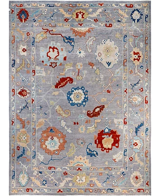 Adorn Hand Woven Rugs Colorful Oushak M1945 9'10''x13'8'' Area Rug