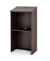 Wooden Floor Standing Podium Speaking Lectern