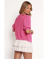 Petal and Pup Women's Greer Quarter Sleeve Cardigan