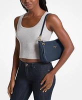 Michael Kors Women's Jet Set Charm Top Zip Leather Convertible Crossbody Shoulder Bag