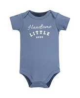 Hudson Baby Boys Cotton Bodysuits Dude, 9-12 Months