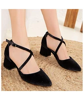Dolly Low Block Heel Pumps