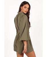 Petal and Pup Women's Louise Belted Romper