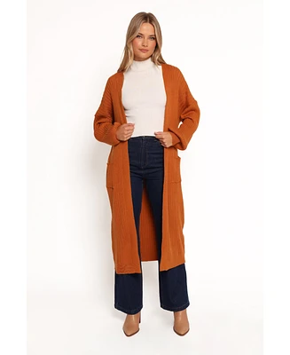 Petal and Pup Women's Makenna Long Open Front Cardigan