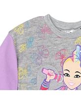 Jojo Siwa Girls Fleece Sweatshirt and Pants Set