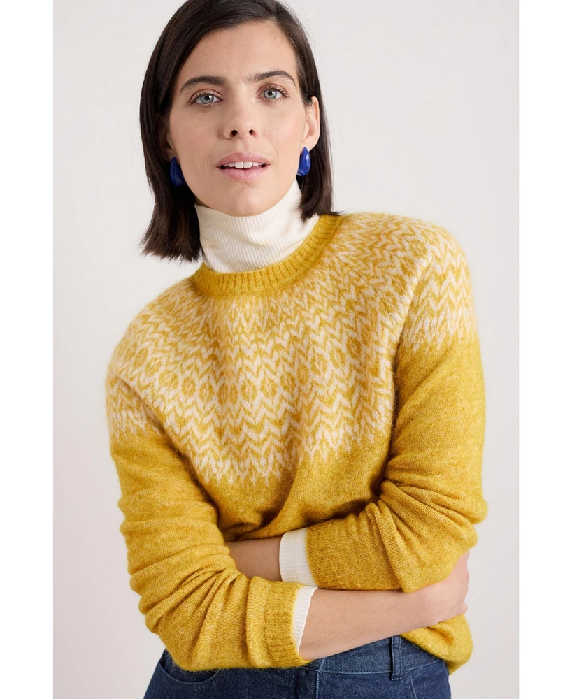 Seasalt Cornwall Women's Spruce Frost Sweater Mohair