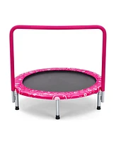 36 Inch Kids Trampoline Mini Rebounder with Full Covered Handrail