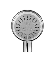 Aquaterior Shower Faucet Set Wall Mount Concealed Mixer Round Rain Shower Chrome