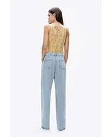 Nocturne Women's Halter Neck Lace Blouse