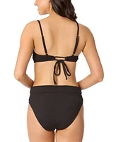 Salt Cove Juniors Ribbed Scoop Neck Bikini Top Ribbed Banded High Waisted Swim Bottoms Exclusively At Macys