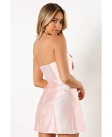 Petal and Pup Women's Te Amo Strapless Mini Dress