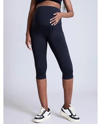 Motherhood Maternity Over the Belly Active Capri Legging