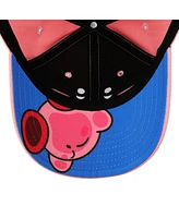 Kirby's Dream Land Boys Kirby Face Youth Pink Traditional Adjustable Hat