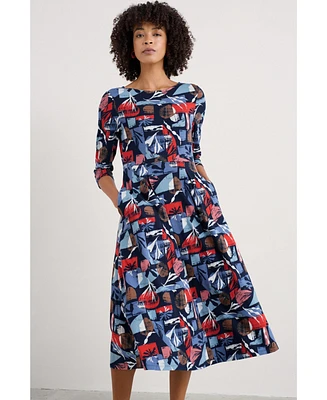 Seasalt Cornwall Women's 3/4 Wild Bouquet Dress