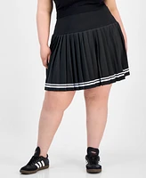 Full Circle Trends Trendy Plus Pleated Pull-On Skort