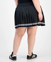 Full Circle Trends Trendy Plus Pleated Pull-On Skort