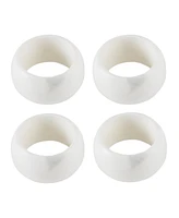 Design Imports Marble Napkin Ring, Set of 4