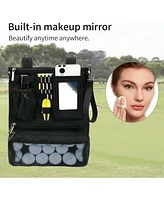 Wosofe Golf Cart Hanging Bag Lightweight Folding Storage Portable Accessories with Adjustable Strap 1 Divot Tool and 4 Tees Unisex