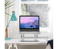 LS03 Aluminum Laptop Stand, Ergonomic Detachable Computer Stand, Riser Holder Notebook Stand Compatible with Air, Pro, Dell, Hp, Lenovo More 10-15.6"