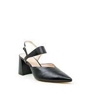 Alterre Women's Black Elsie Customizable V Mules