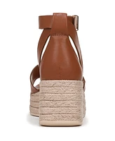Franco Sarto Women's Tyla Open Square Toe Espadrille Platform Sandals