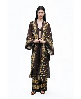 Nocturne Women's Flowing Lightweight Kimono