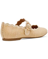 Dv Dolce Vita Women's Melora Buckle Scalloped Mary Jane Flats