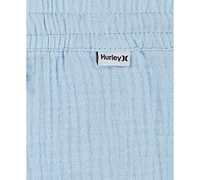 Hurley Toddler Boys Cotton Gauze Camp Shirt & Shorts, 2 Piece Set