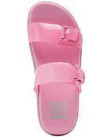 Dv Dolce Vita Women's Ubar Double Buckle Footbed Flat Sandals