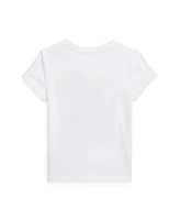 Polo Ralph Lauren Toddler and Little Girls Jersey Graphic T-Shirt