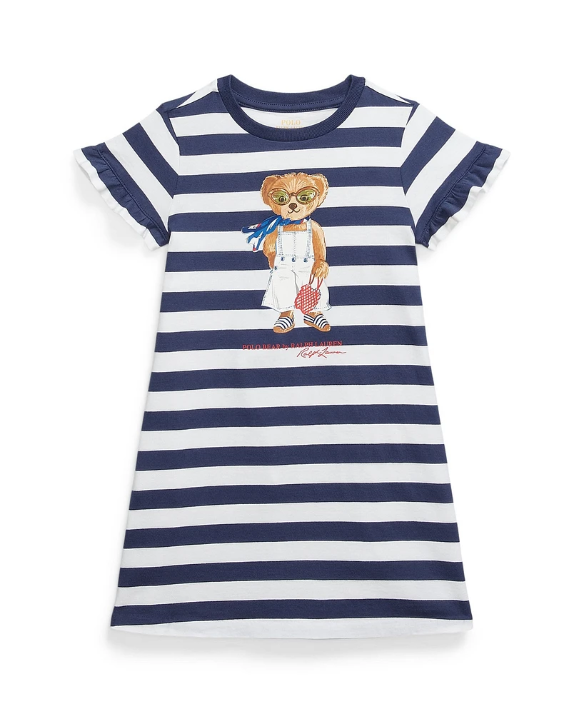 Polo Ralph Lauren Toddler and Little Girls Striped Bear Dress