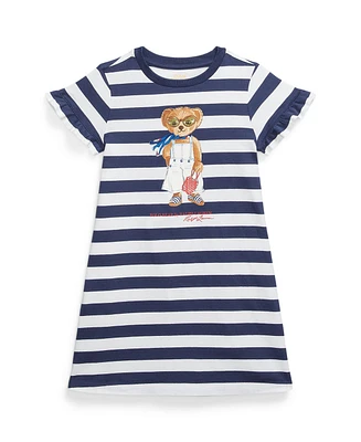 Polo Ralph Lauren Toddler and Little Girls Striped Bear Dress