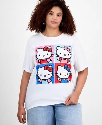 Grayson Threads, The Label Trendy Plus Hello Kitty Tee