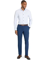Men's Recycled Slim Fit Micro Geo 4-Way Stretch Performance Dress Shirt