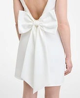 Seni & Cade Women's Low-Back Bow-Detail Shift Dress