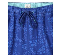 Scotch & Soda Men's Floral Maze Drawstring Swim Trunks
