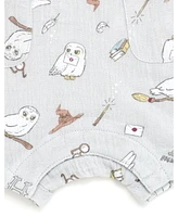 Harry Potter Baby Boys Hedwig Henley Sleeveless Romper