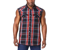 KingSize Big & Tall Western Snap Front Muscle Shirt
