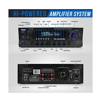 Pyle Bluetooth 300W Home Theater Stereo Amplifier Receiver - PT272AUBT