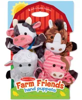 Melissa and Doug Kids' Farm Friends Hand Puppets Set