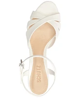 Schutz Women's Keefa Mid-Block Heel Sandals