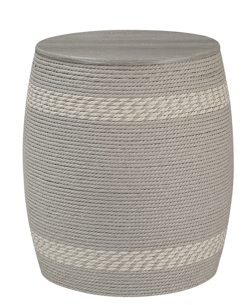 Gallerie Decor Dimensions Drum Side Table