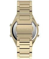 Timex Men's Quartz Digital Gold-Tone Stainless Steel Watch, 39mm