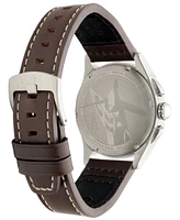 Avi-8 Men's Spitfire Lock Chronograph Leather Strap Watch
