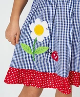 Rare Editions Toddler and Little Girls Lady Bug Seersucker Dress