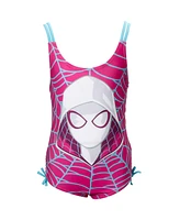 Spider-Man Girls Marvel Ghost-Spider One Piece Bathing Suit