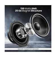 Pyle 6.5" High-Power Midrange Speaker Driver - PDMR6