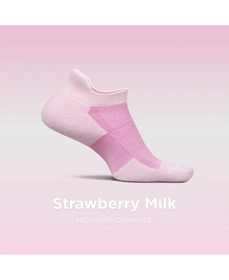 Feetures Men's High Performance Ultra Light Ankle Sock - No Show Socks for Women & Men with Heel Tab