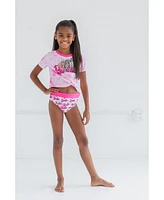 Barbie Girls Rash Guard and Bikini Bottom